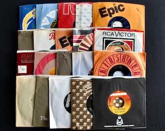 Vintage Lot of 20 7" 45 rpm records