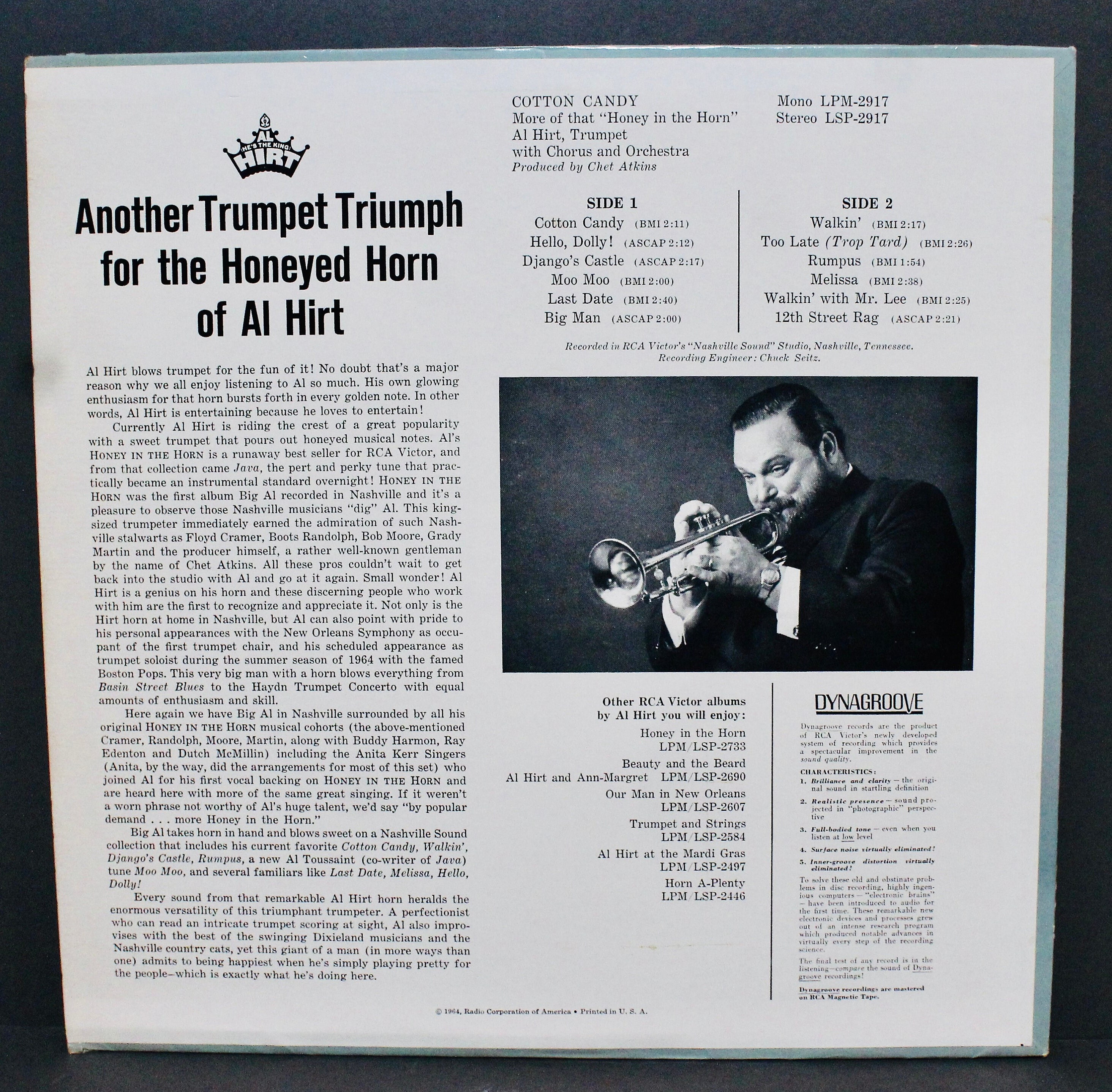 Lot of 8 Al Hirt Vinyl, LP The Greatest Horn In The World Al (He's The King)