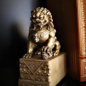 Guardian Lion ~ Solid Bronze Sculpture