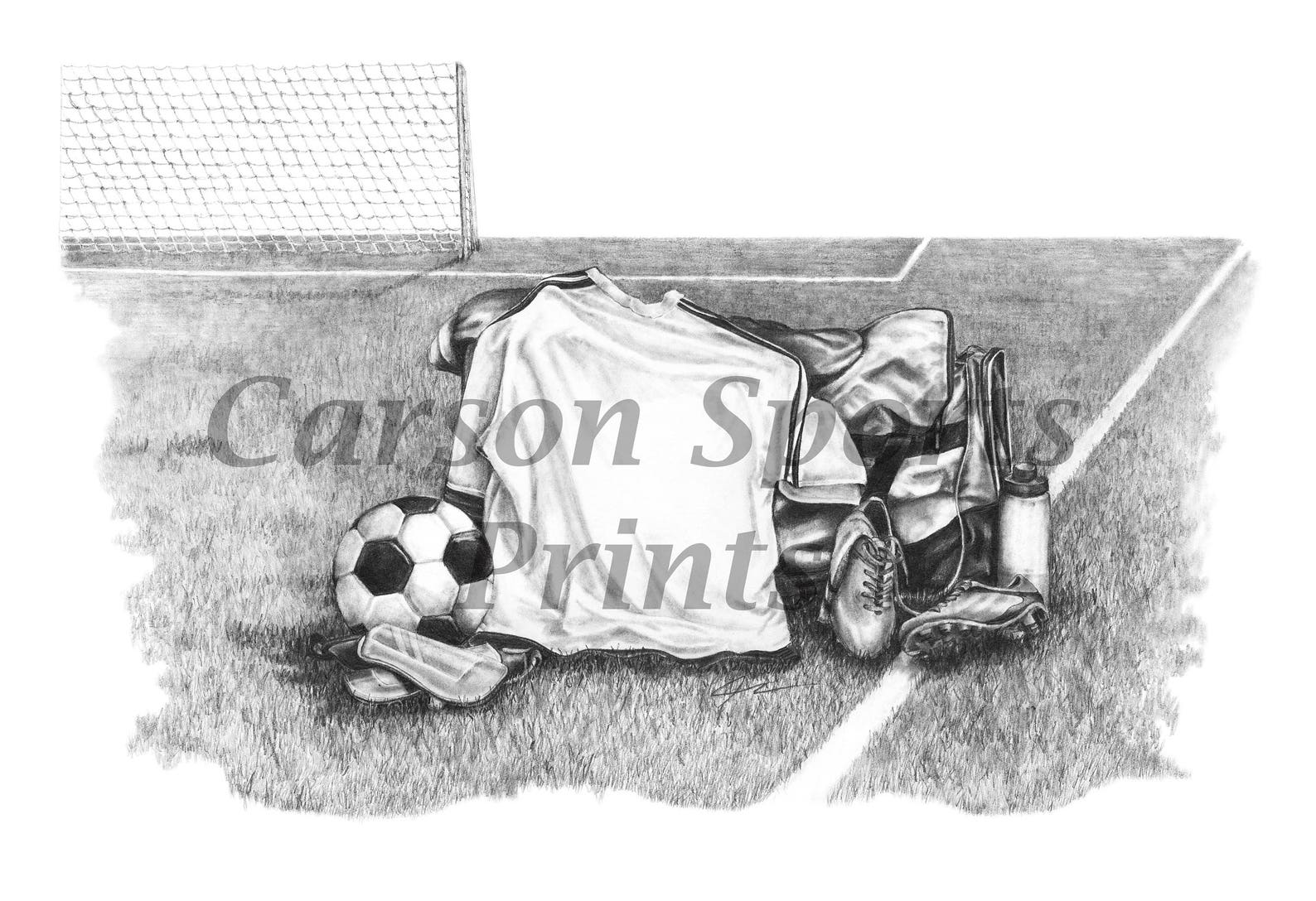 Personalized Soccer Print Soccer Gift Girls and Boys Soccer - Etsy