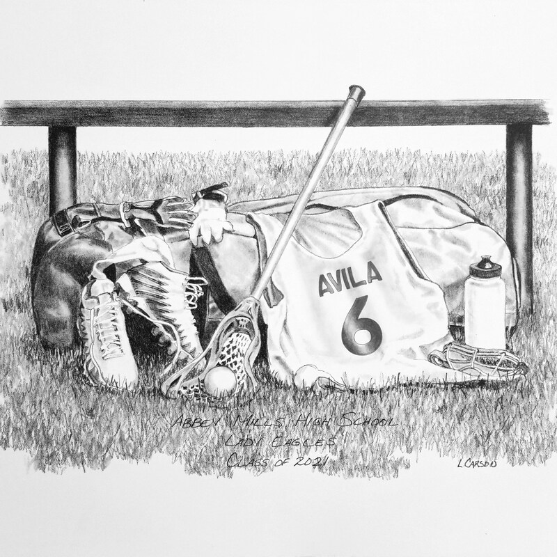 Girls Lacrosse - Etsy