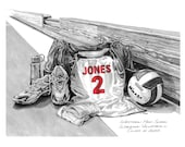 直筆サイン入り写真 ロンネケ・スローティエス バレーボール SA鑑定済 Personalized Volleyball Print, Volleyball Gift, Girls