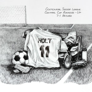 Personalized Soccer Print