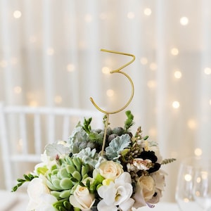 Wire Table Numbers - Reception Table Numbers - Etsy