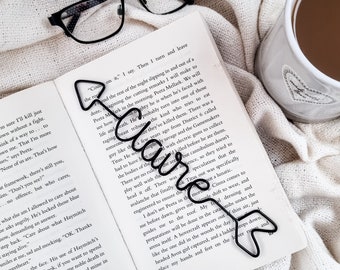 Custom Arrow Name Bookmark - Personalised Book Lover Gift