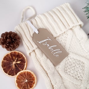 Personalised Christmas Stocking Tag - Christmas Stocking Tags - Custom Gift Tag - Santa Sack Tag - Christmas Gift Tag