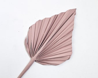 Blush Palm Spear Leaf Cake Topper - Boho Cake Topper - Dried Flowers for Cake Decoration - Cake Topper Flower Arrangement