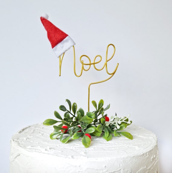 Etsy christmas cake decorations Clearance