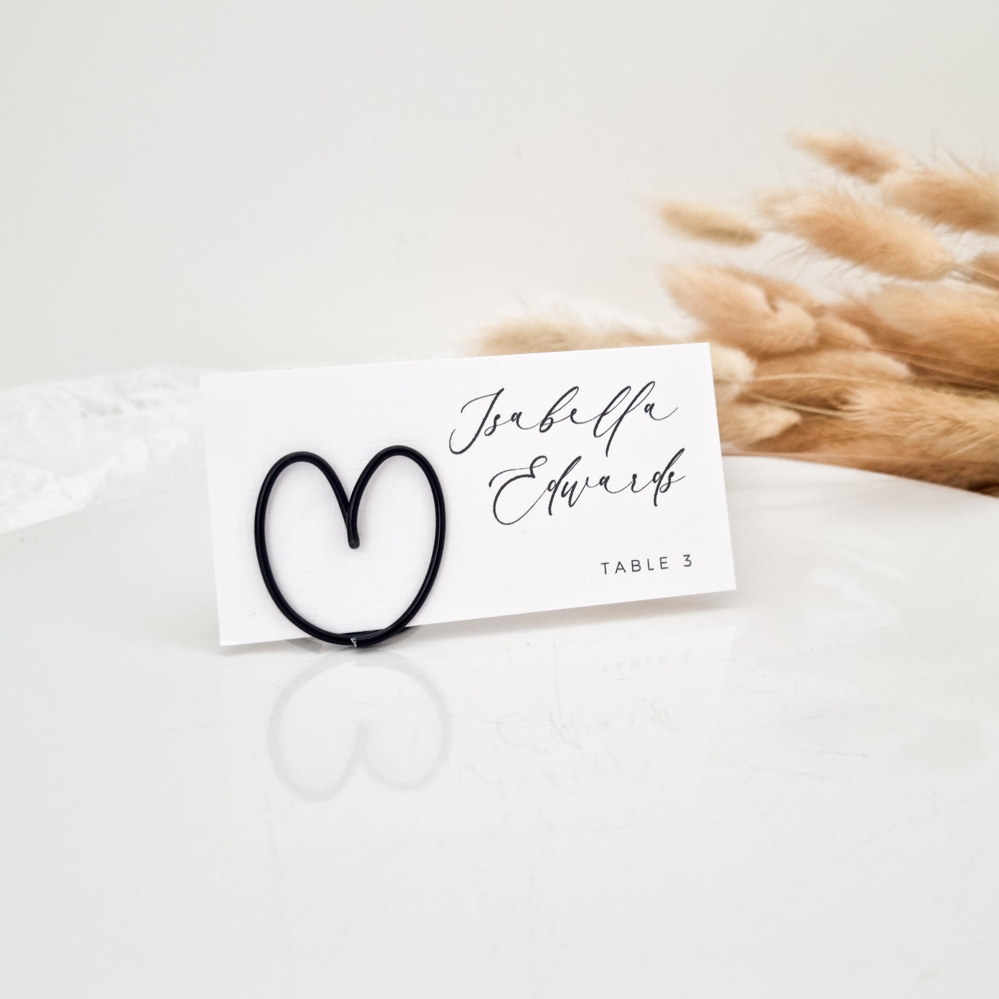 Heart Place Card Holders