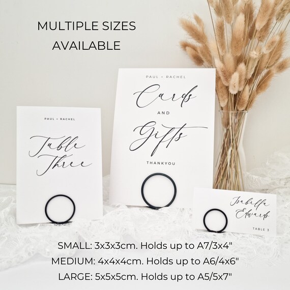 Large place card holders deals