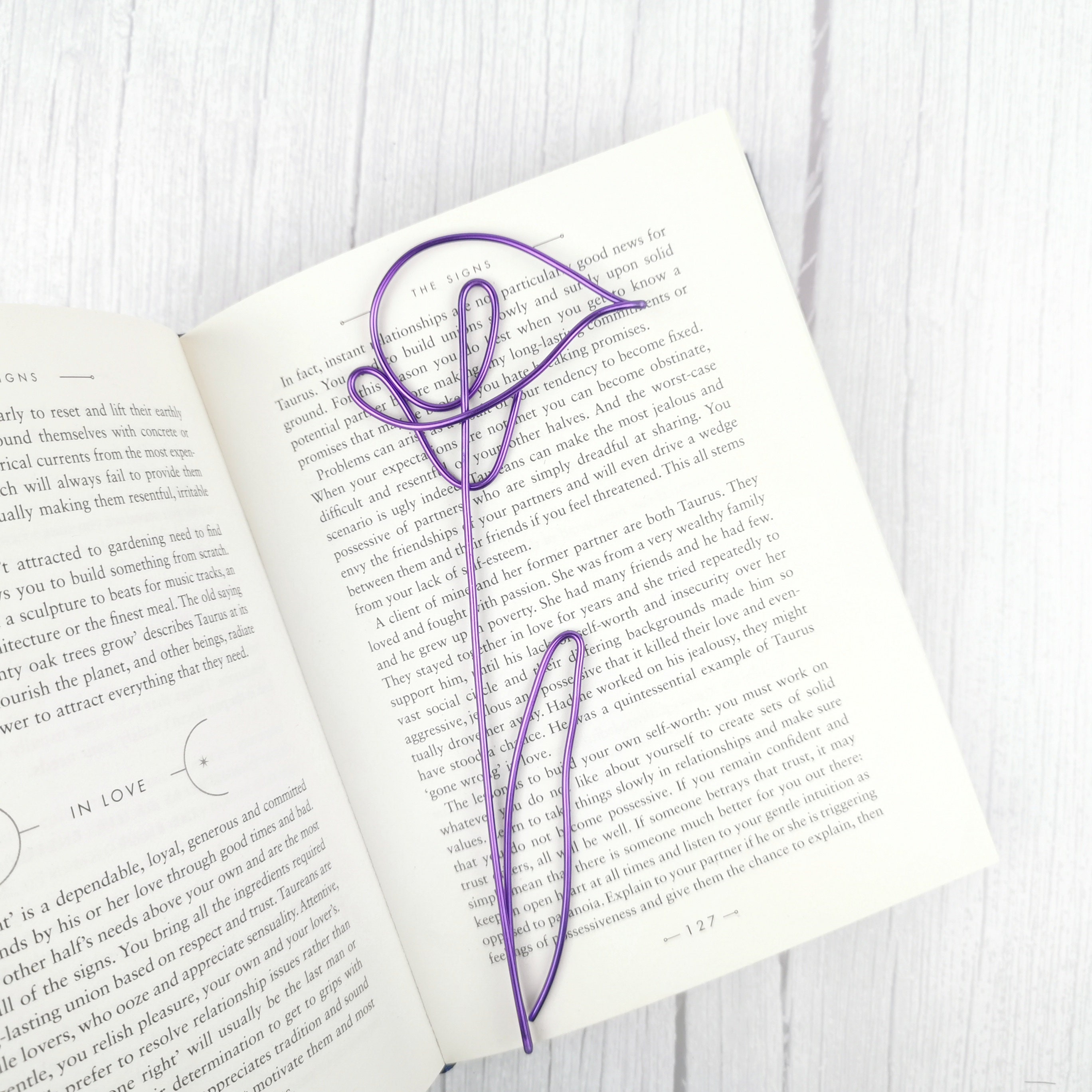 Lily Bookmark Flower Gifts Lily Gift Ideas Flower Etsy UK