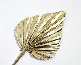 Gold Palm Spear Leaf Cake Topper - Sage Cake Topper - Dried Flowers for Cake Decoration - Cake Topper Flower Arrangement