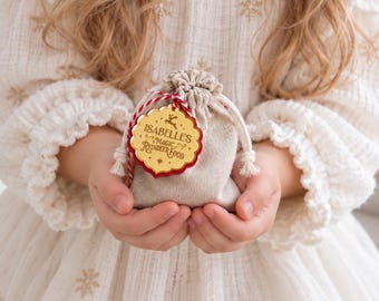 Personalised Magic Reindeer Food Tag, Christmas Eve Reindeer Food Bag