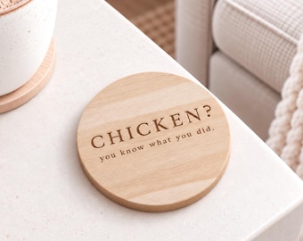 Personalised Inside Joke Coaster, Funny Couples Gift