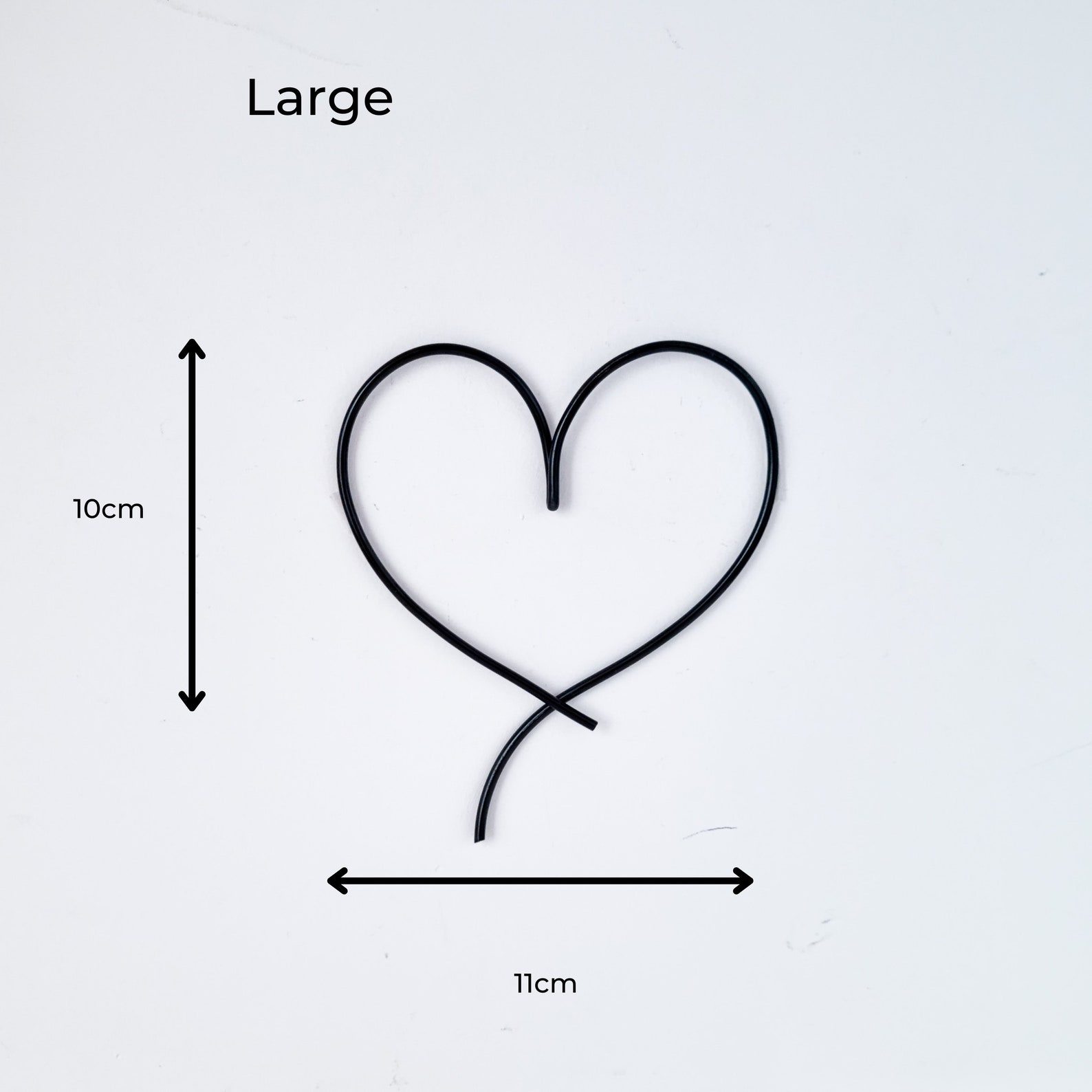 Wire Heart Trio Heart Wall Art Wall Sign Heart Shape Etsy UK