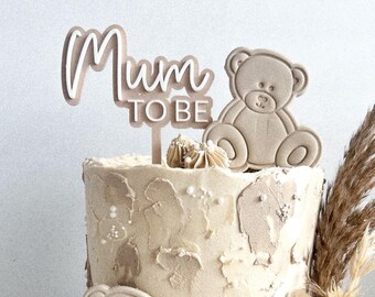 Mum To Be Cake Topper - Baby Shower Cake Topper