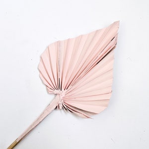 Baby Pink Palm Spear Leaf Cake Topper - Boho Cake Topper - Dried Flowers for Cake Decoration - Cake Topper Flower Arrangement