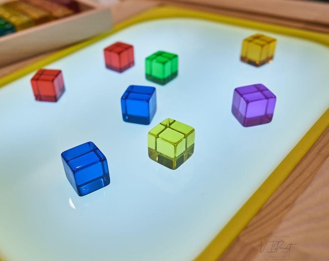 Trofast Insert - Light Table Insert for Flisat Sensory table - A whiteboard to explore light & magic