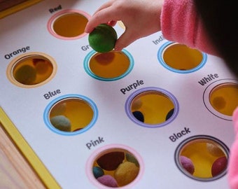 Trofast Insert - Large Multi-use Insert for Flisat Sensory table - use it for color sort, numbers count, feeding game, soccer game and more