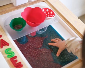 Trofast Insert - Large acrylic funnel Insert for Flisat Sensory table - perfect for messy play