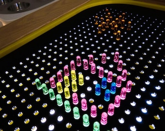 Trofast Insert - Light Peg Insert for Flisat Sensory table - Compatible with Lite Brite pegs for glowing creative play- light NOT included