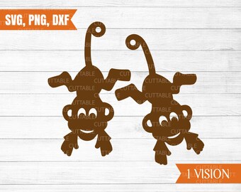 Monkey Love Svg Etsy