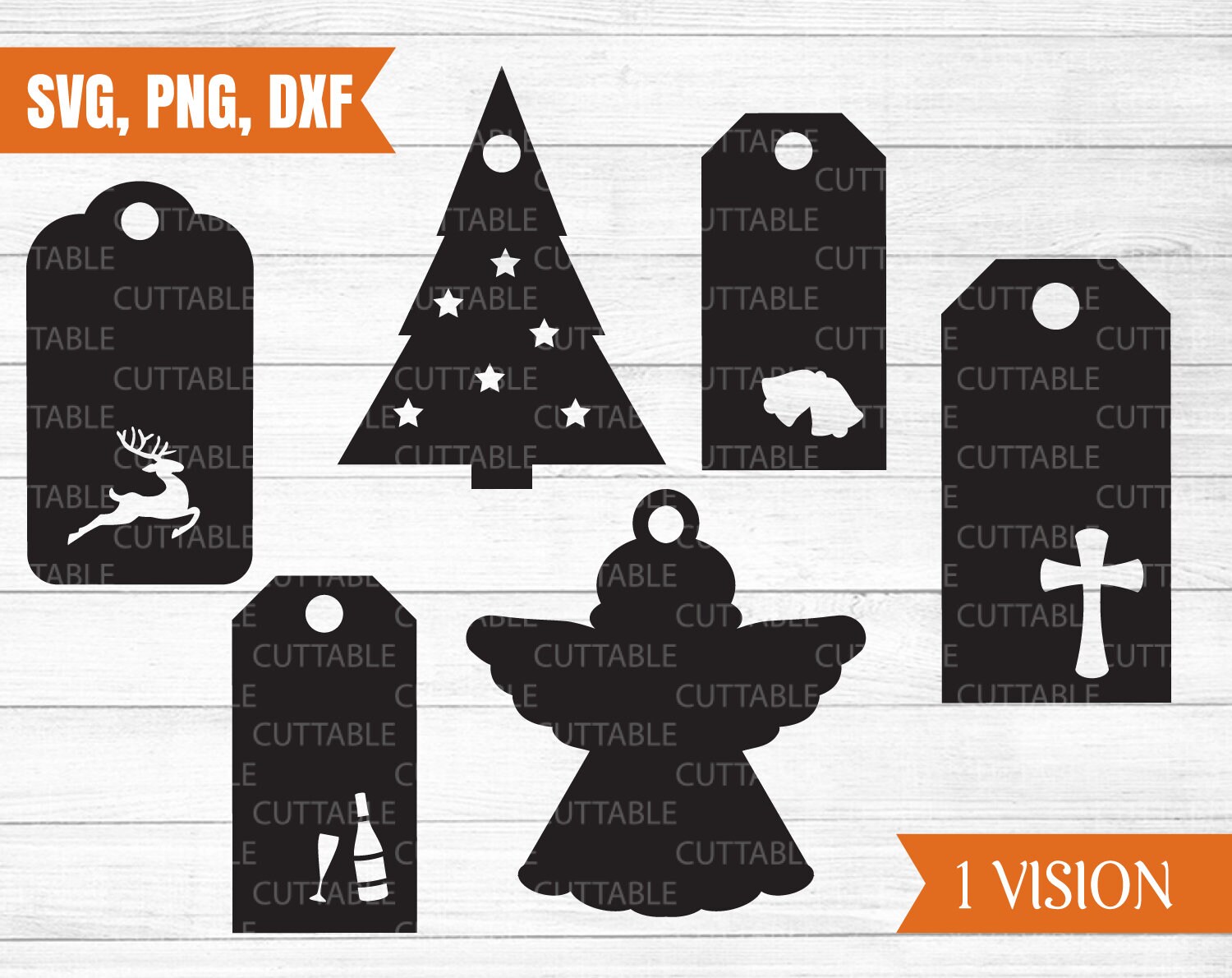 Christmas tag svg Christmas tag cut files labels Christmas | Etsy