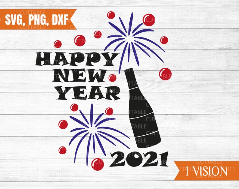 Download New Years SVG bundle Happy New Year cut files 10 SVGs ...
