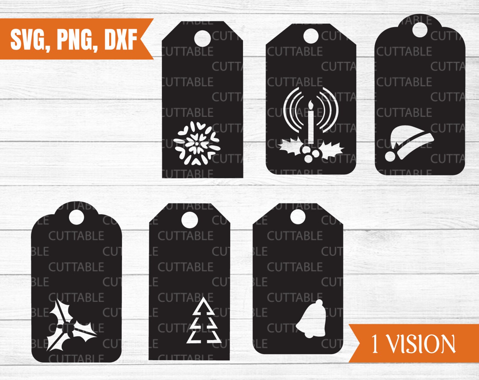 Christmas tag svg Christmas tag cut files labels Christmas | Etsy