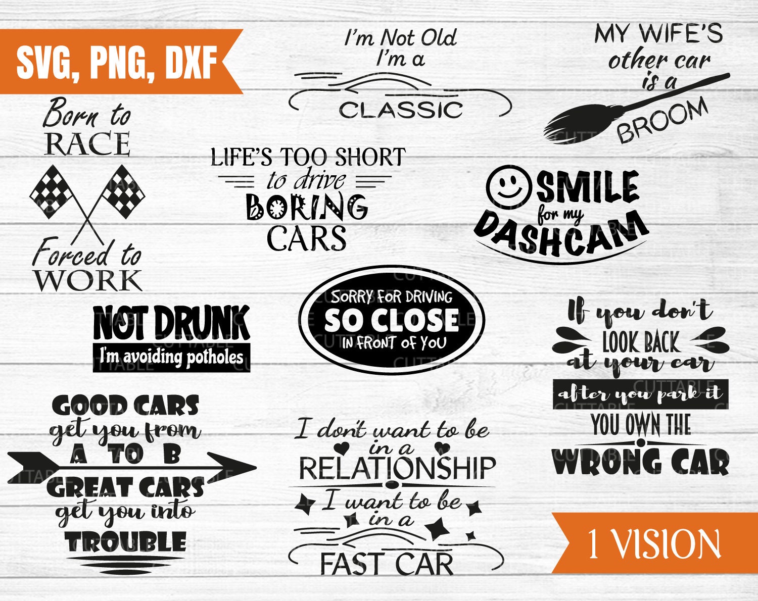 Drivers Bundle SVG Car Svg 10 Cut Files Car Tshirt Quotes Etsy Australia