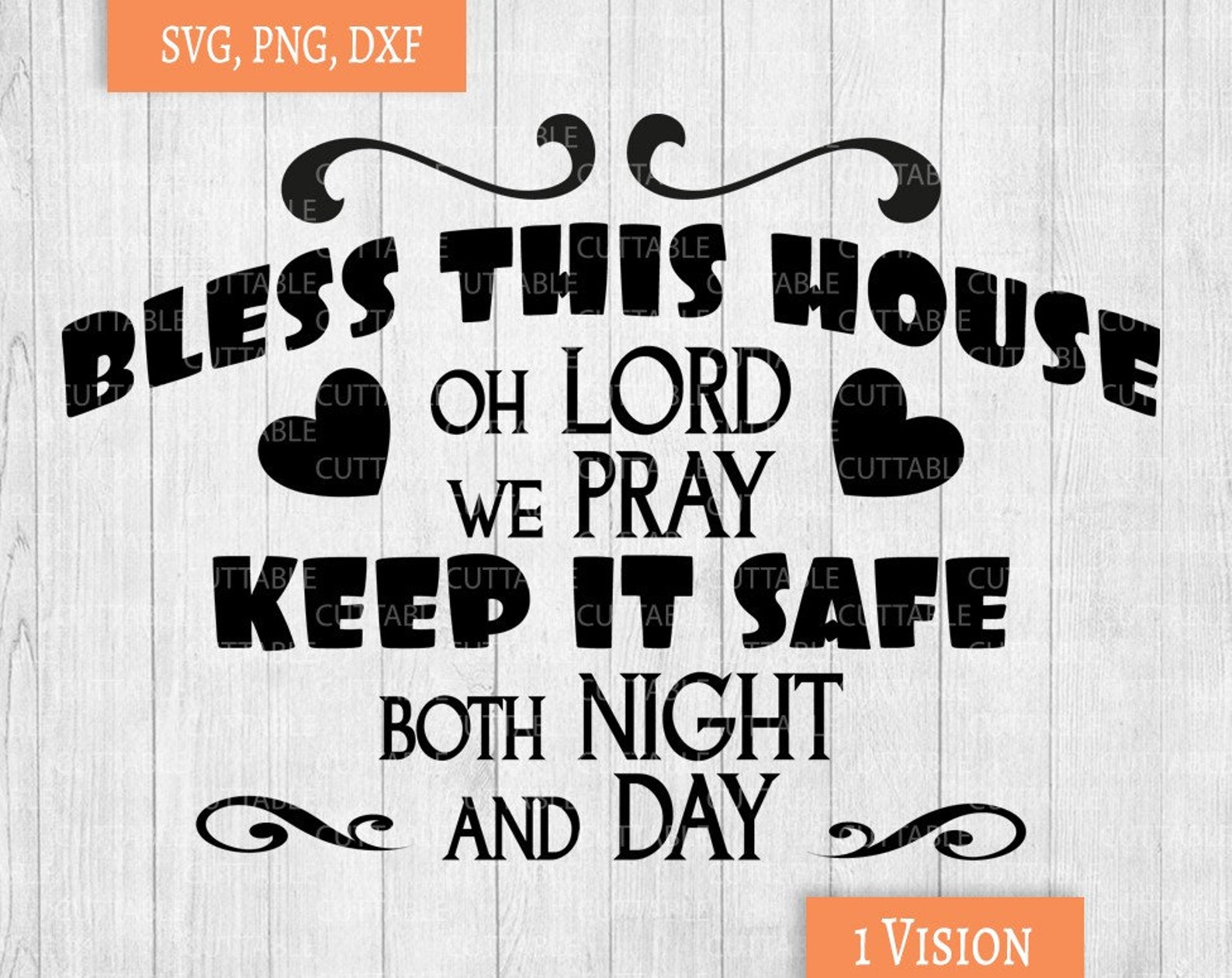 New House Blessing SVG Bless This House Oh Lord We Pray Keep - Etsy Ireland
