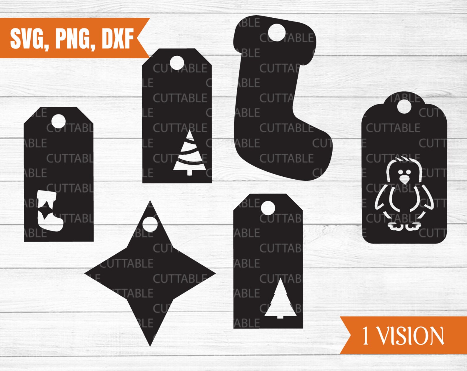 Christmas Tag Svg Christmas Tag Cut Files Labels Christmas - Etsy