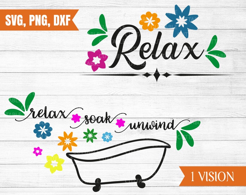 Download Bathroom SVG bundle 12 cut files bubbles svg relax soak | Etsy