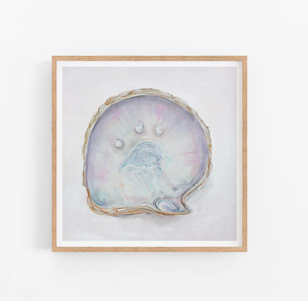 Pearl Shell Fine Art Print, Coastal Decor for Your Wall - Etsy