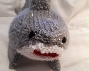Wool Handmade Waldorf Shark Plush