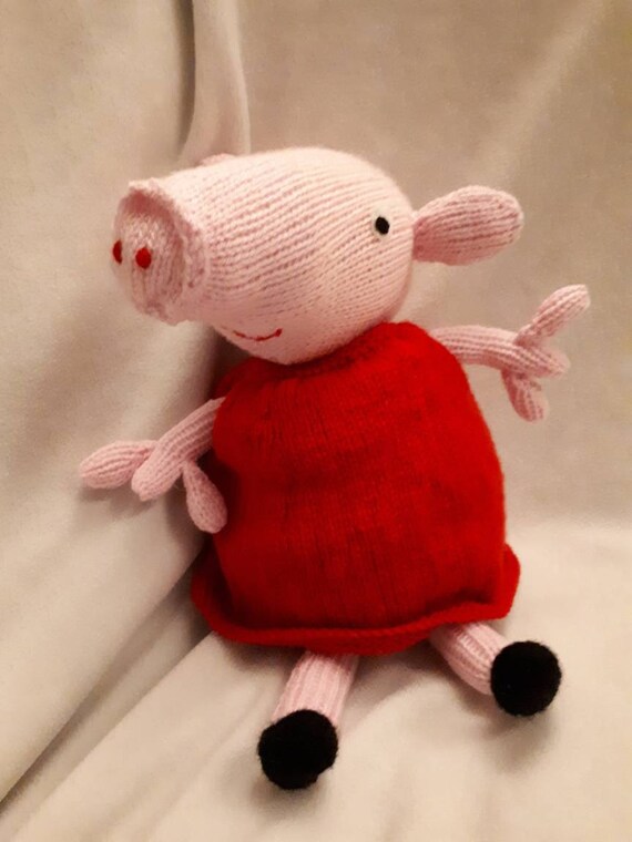 hand knitted soft toys
