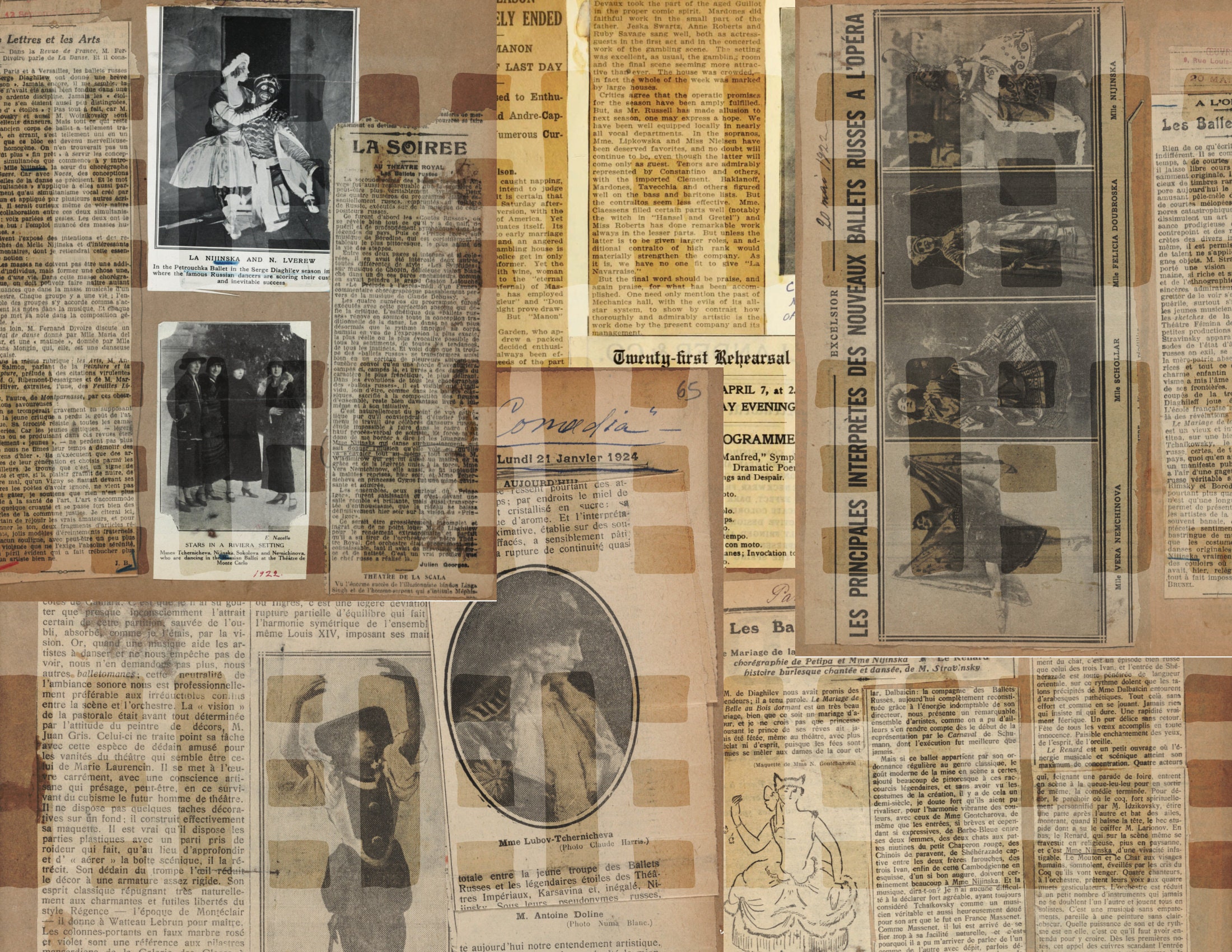 Printable Old Scrapbook Ephemera Pages for Junk Journal and - Etsy