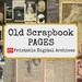 Printable Old Scrapbook Ephemera Pages for Junk Journal and - Etsy