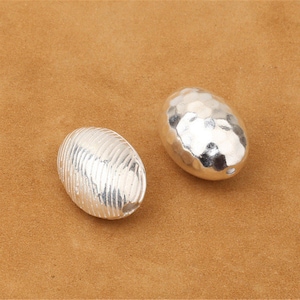1pc Sterling Silver Olive Spacer Bead, DIY Jewelry (CY028)