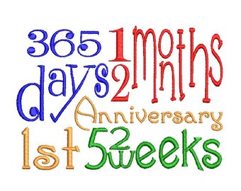 12 Month 365 Days 52 Etsy 12 Month 365 Days 52 Etsy