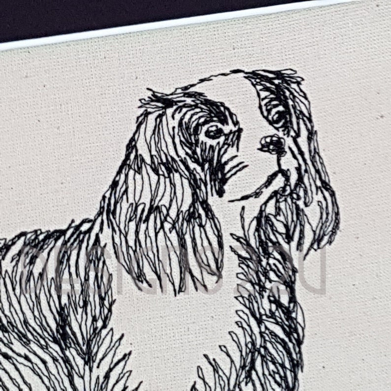Hand Drawn Standing Cavalier King Charles Spaniel 2 Sizes | Etsy UK