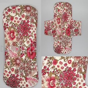 ITH Reusable Cloth Sanitary Pads/Towels Digitized Machine Embroidery Design fully lined with wings 4 different sizes