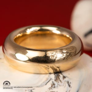 Donut Ring in Fairmined Certified Gold