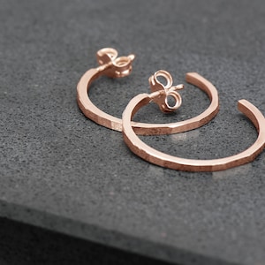 Flash Hoops in Rose Gold