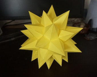3D-ster geometrisch papercraft origami kerstornament