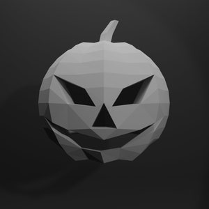 3D Printable Halloween Pumpkin Head Mask Stl