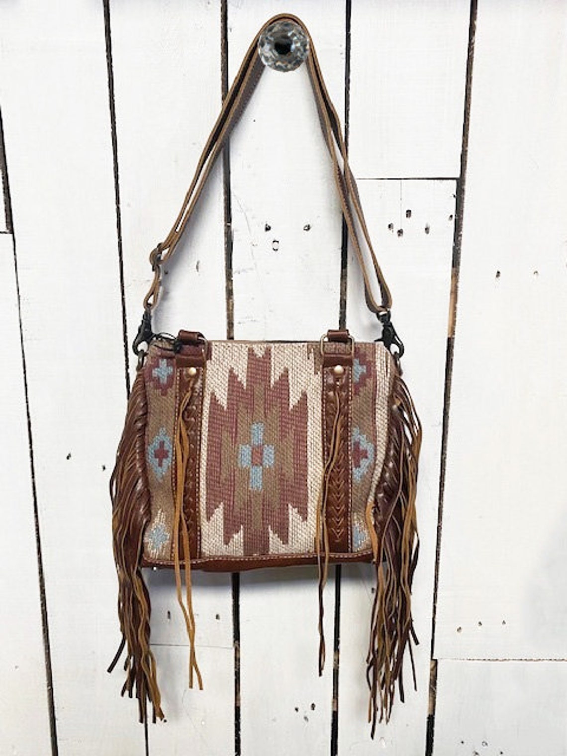 Myra Bags Womens Blue Rays Concealed Carry Shoulder Bag Etsy