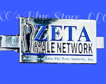 Zeta Male Network Tie Clip
