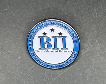 Customized Phi Beta Sigma Fraternity, Beta Pi Chapter Lapel Pin