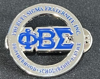 Phi Beta Sigma Fraternity Lapel Pin